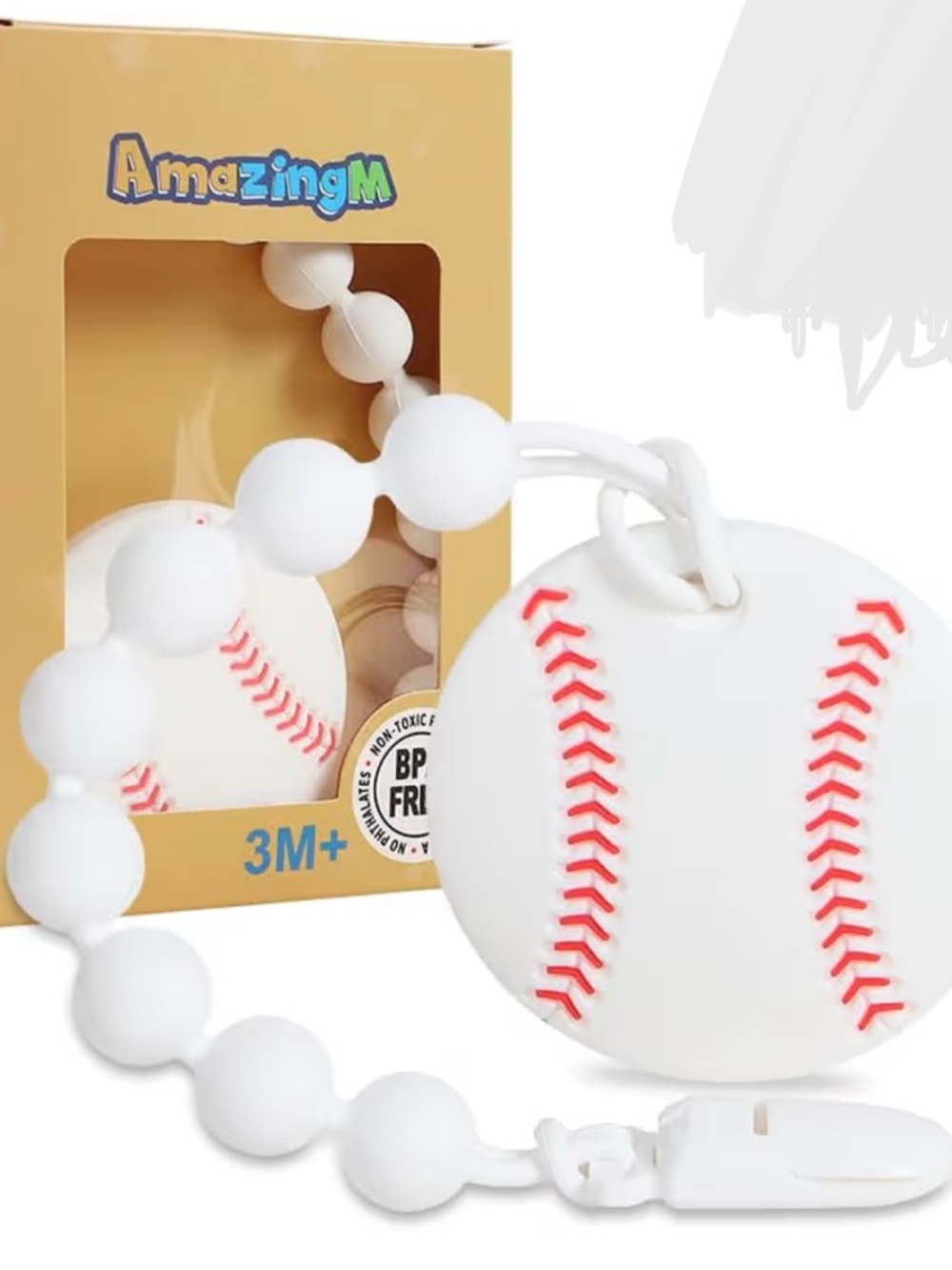 Baseball Teether ✨NWT✨ - Picture 2 of 7